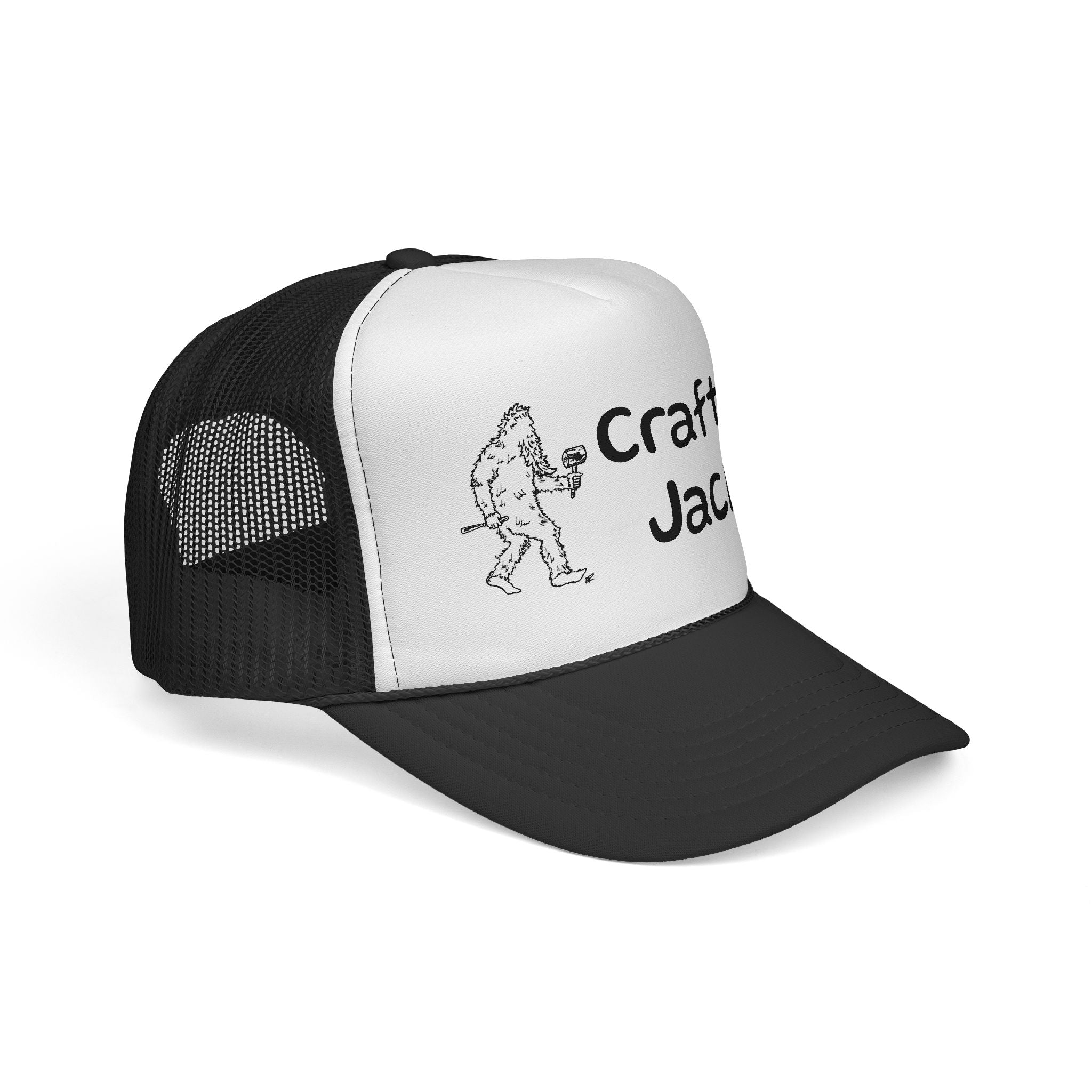 „Crafty Jack“ | Praktische Künste mit Jack Trucker Cap — Vintage Sasquatch Logo Kappe