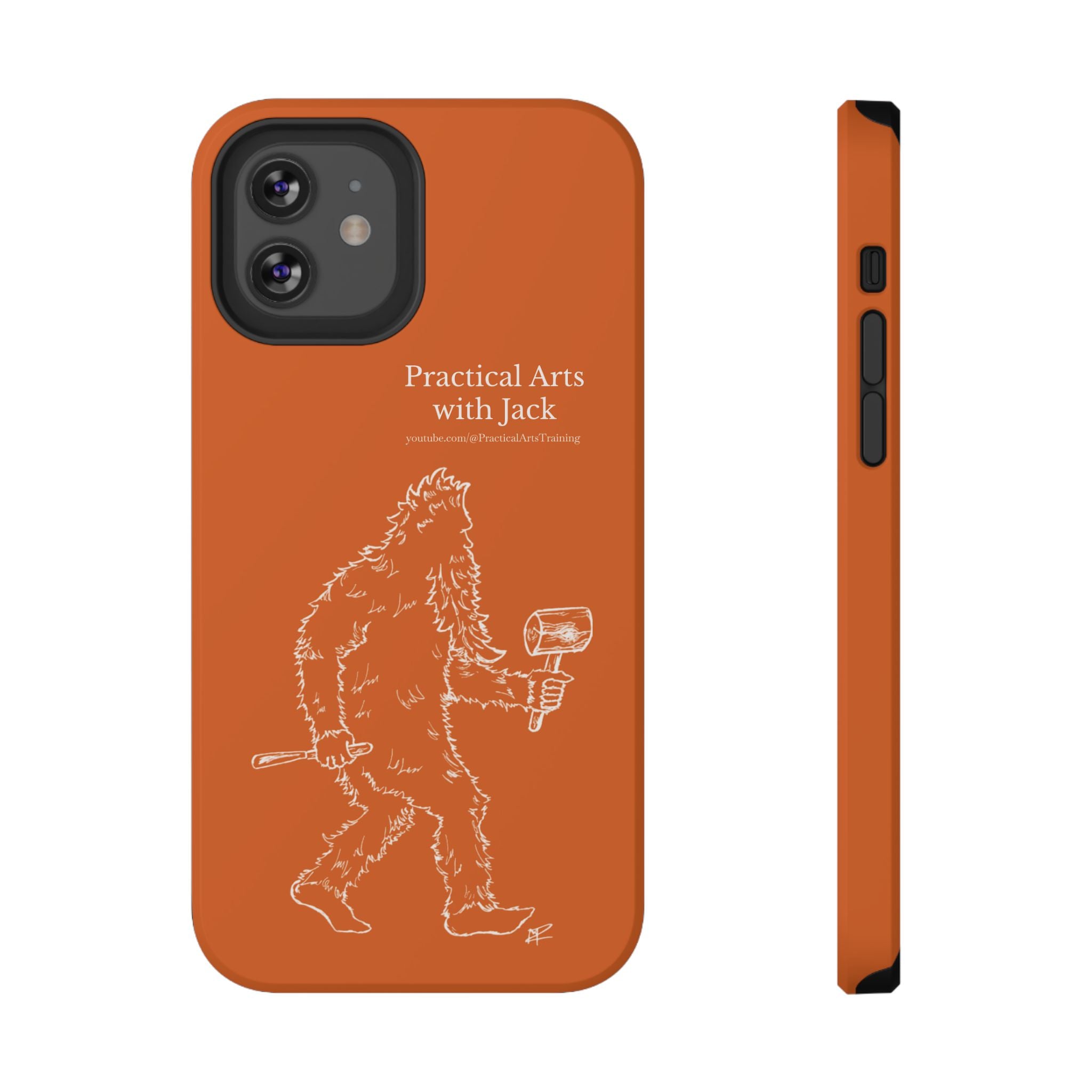 Crafty Jack's Impact-Resistant Phone Case (Rust)
