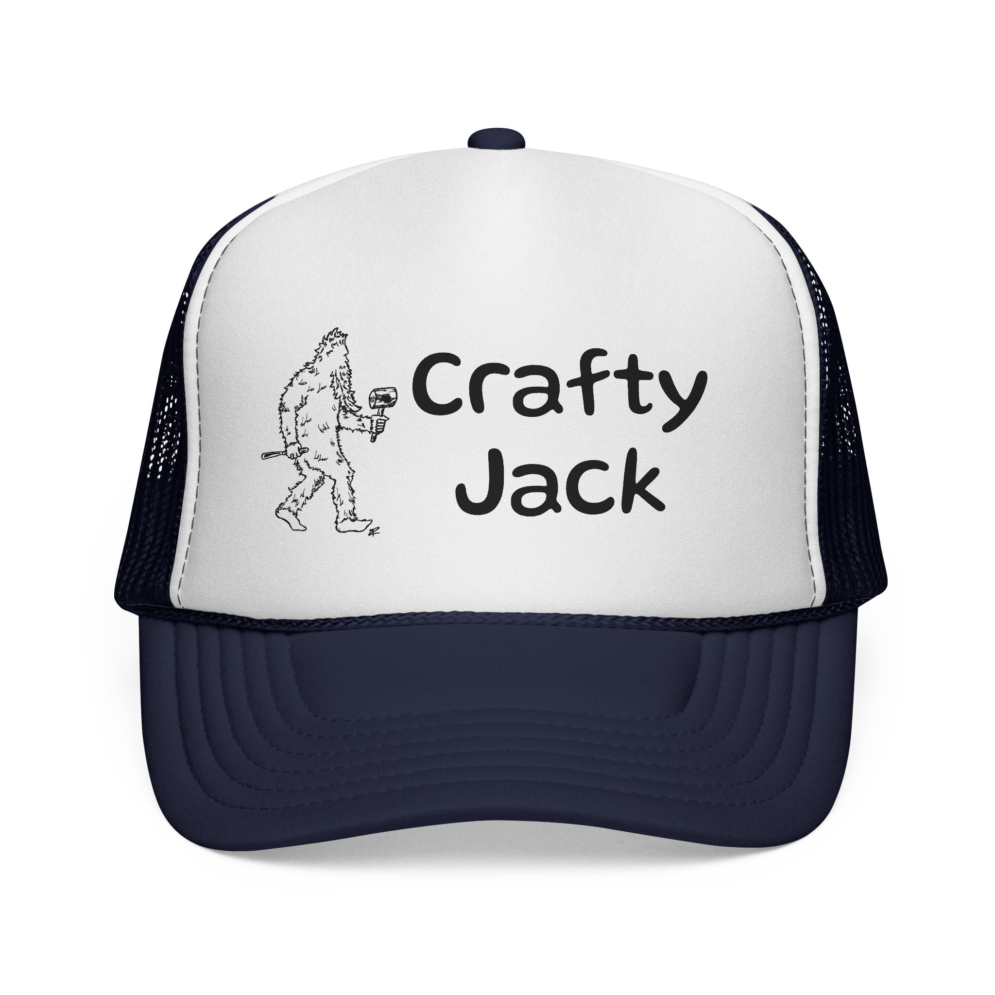 „Crafty Jack“ | Praktische Künste mit Jack Trucker Cap — Vintage Sasquatch Logo Kappe