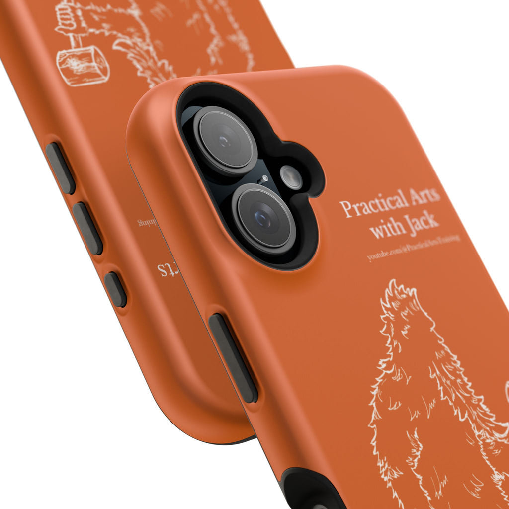 Crafty Jack's Impact-Resistant Phone Case (Rust)