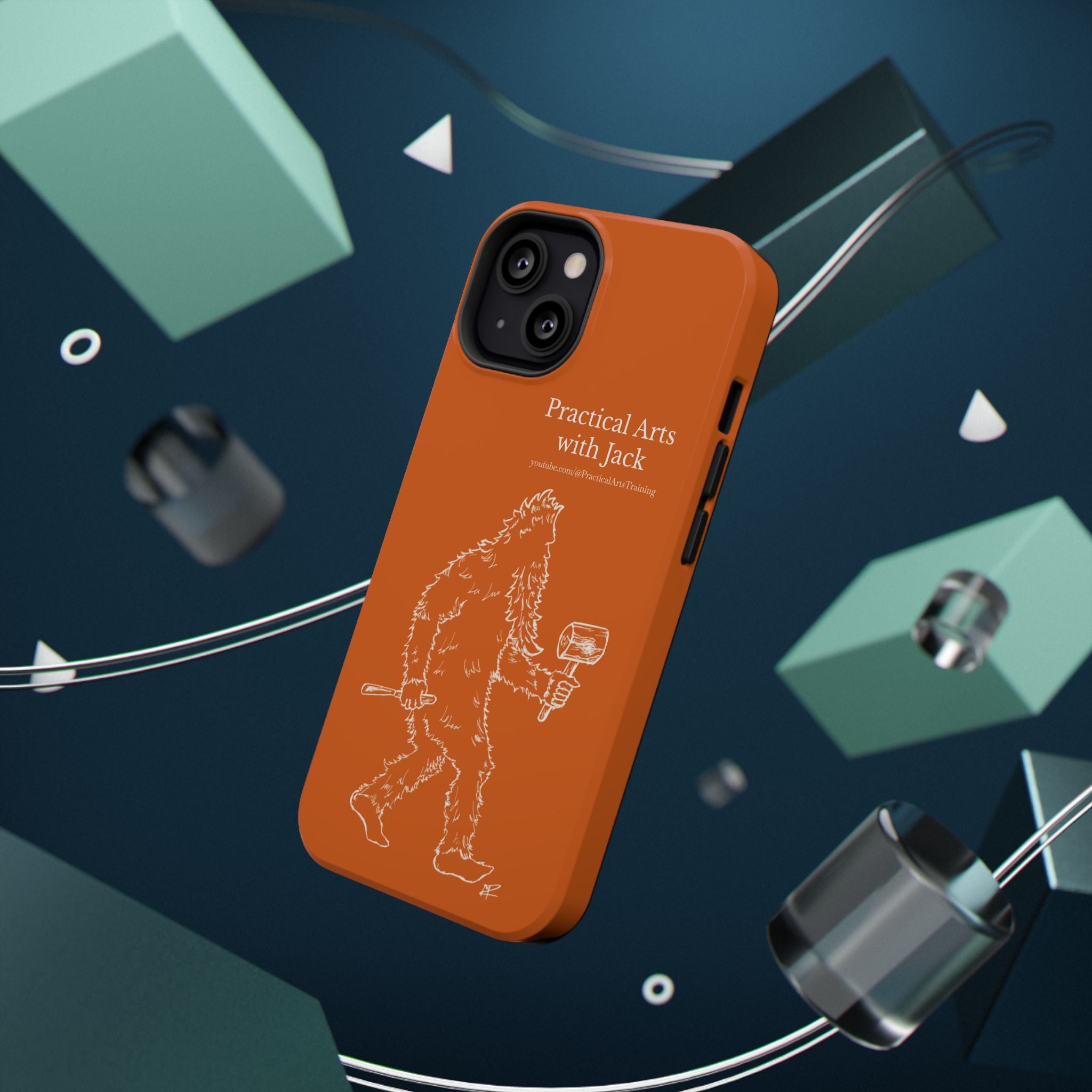 Crafty Jack's Impact-Resistant Phone Case (Rust)