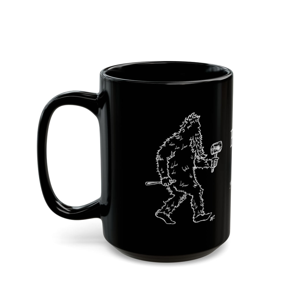 Schwarze Tasse (325 ml, 440 ml)
