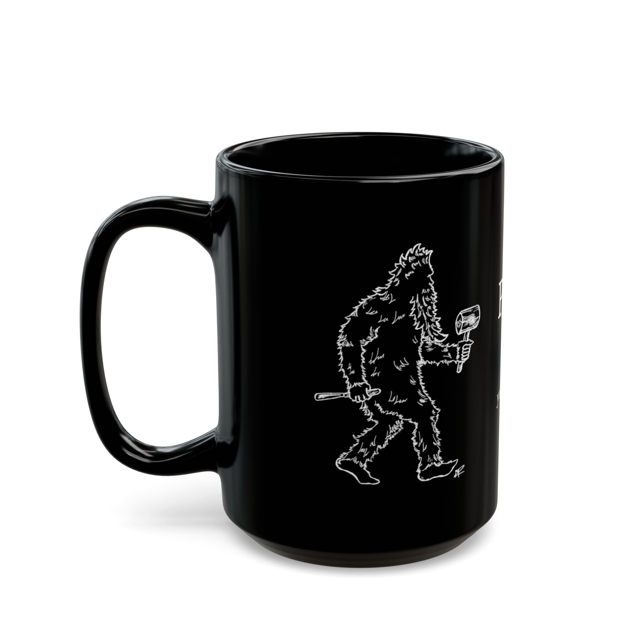 Schwarze Tasse (325 ml, 440 ml)