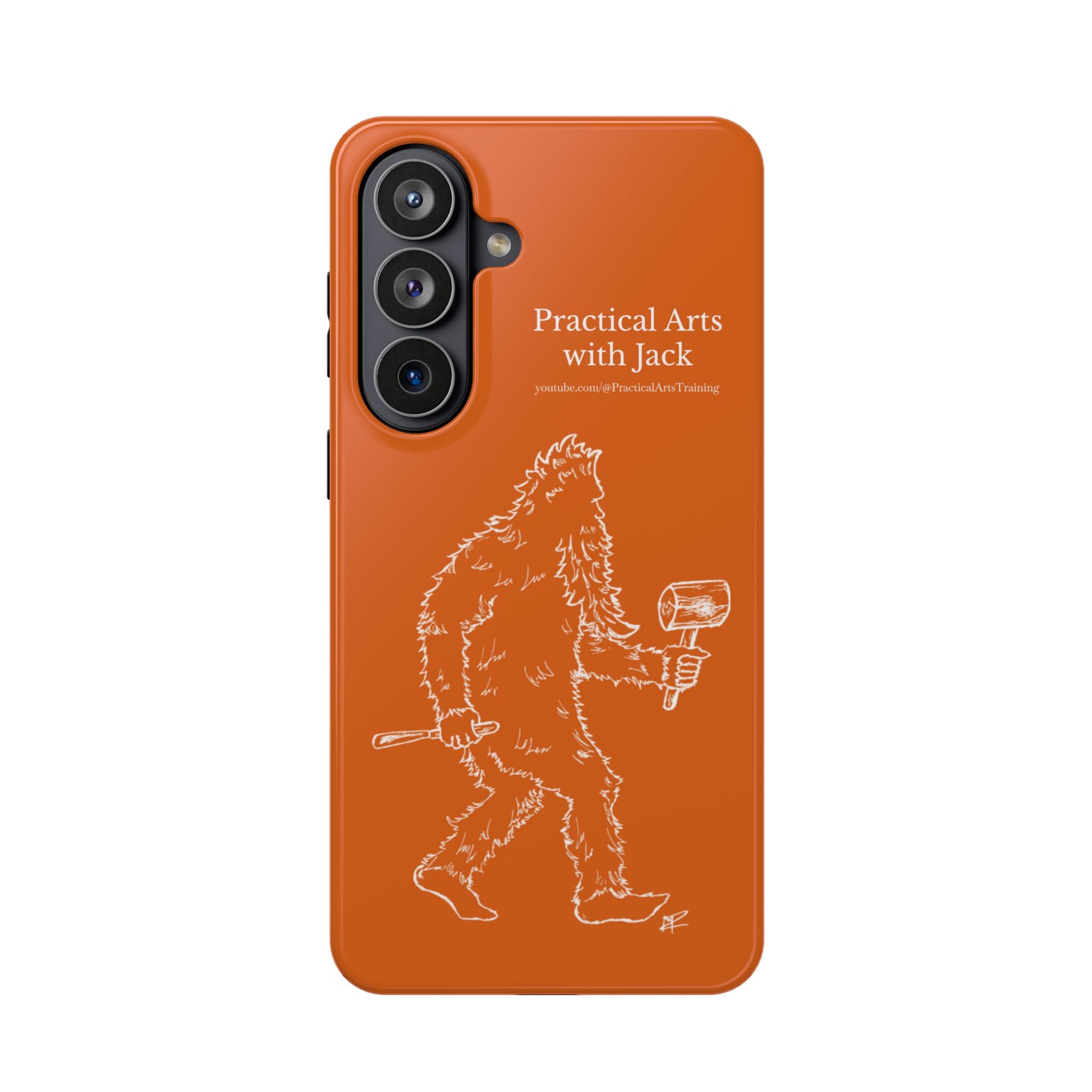 Crafty Jack's Impact-Resistant Phone Case (Rust)