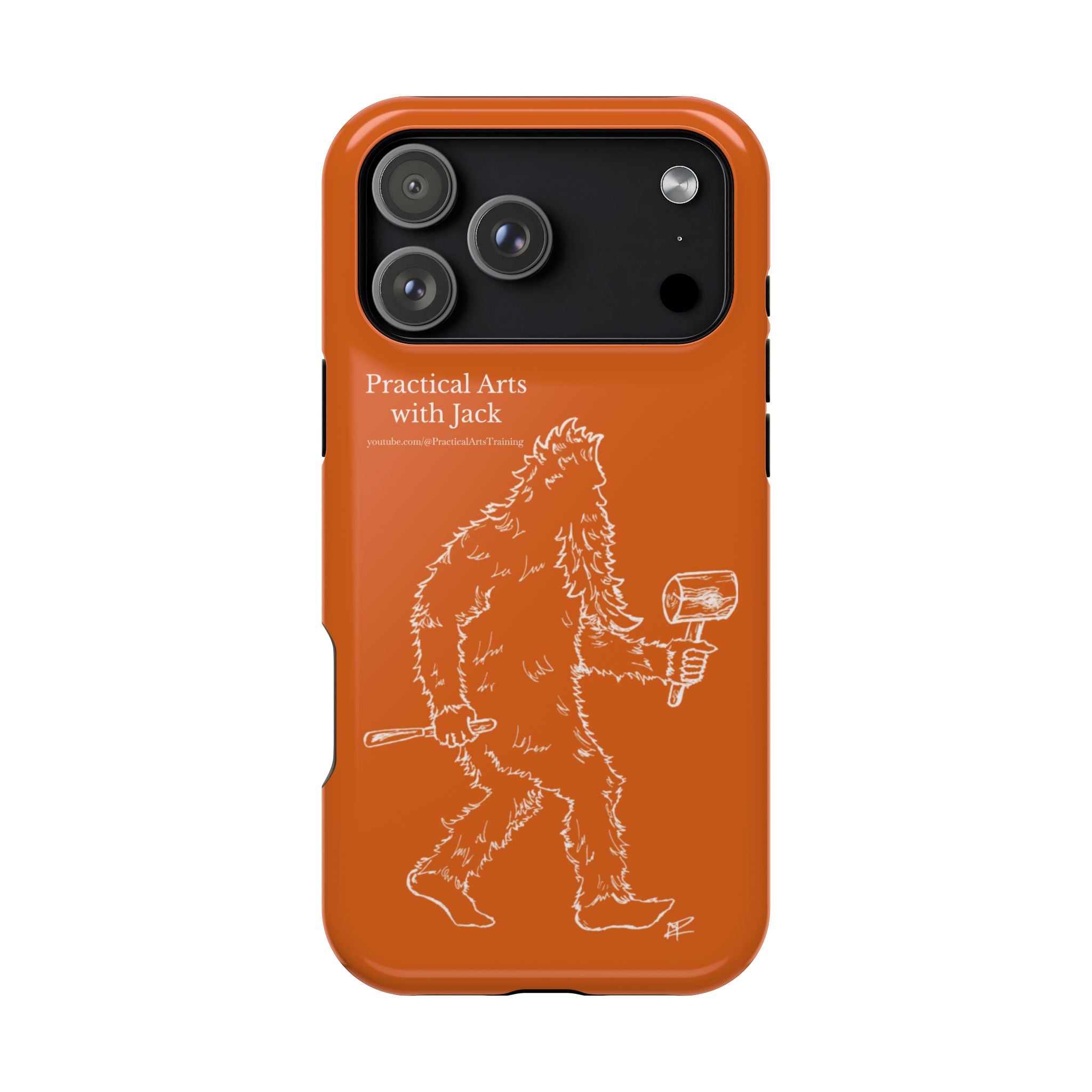 Crafty Jack's Impact-Resistant Phone Case (Rust)