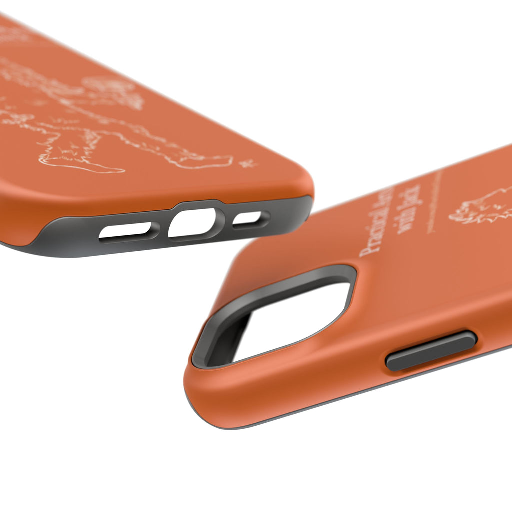 Crafty Jack's Impact-Resistant Phone Case (Rust)