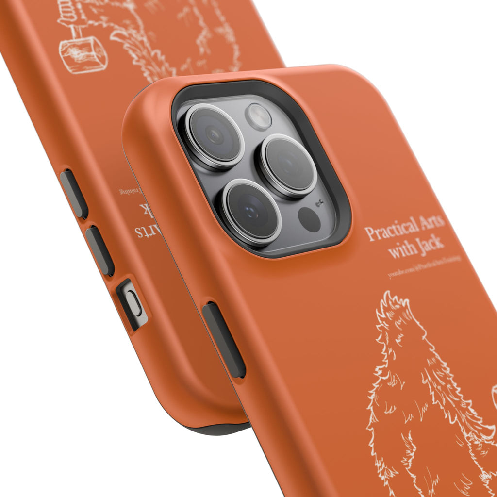 Crafty Jack's Impact-Resistant Phone Case (Rust)