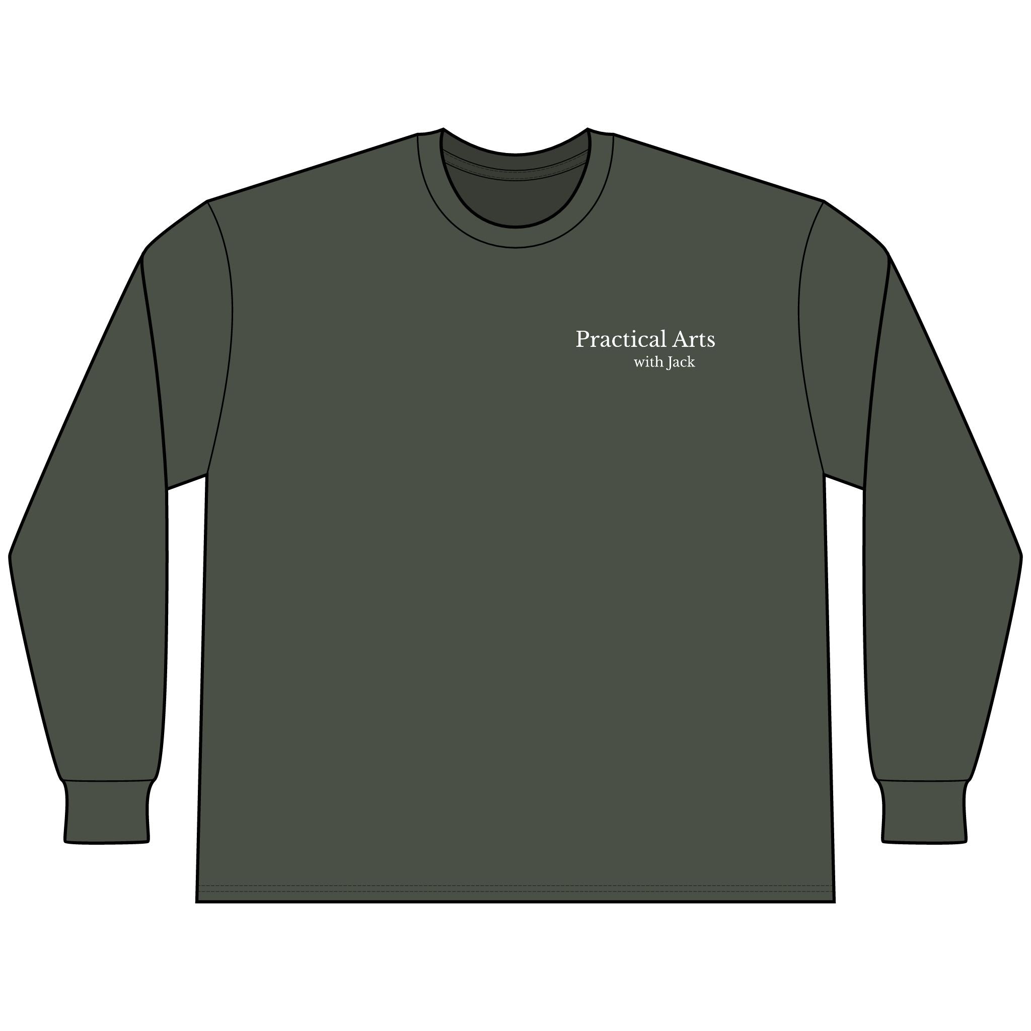 Langarmshirt „Crafty Jack“ Sasquatch — Shirt für praktische Künste