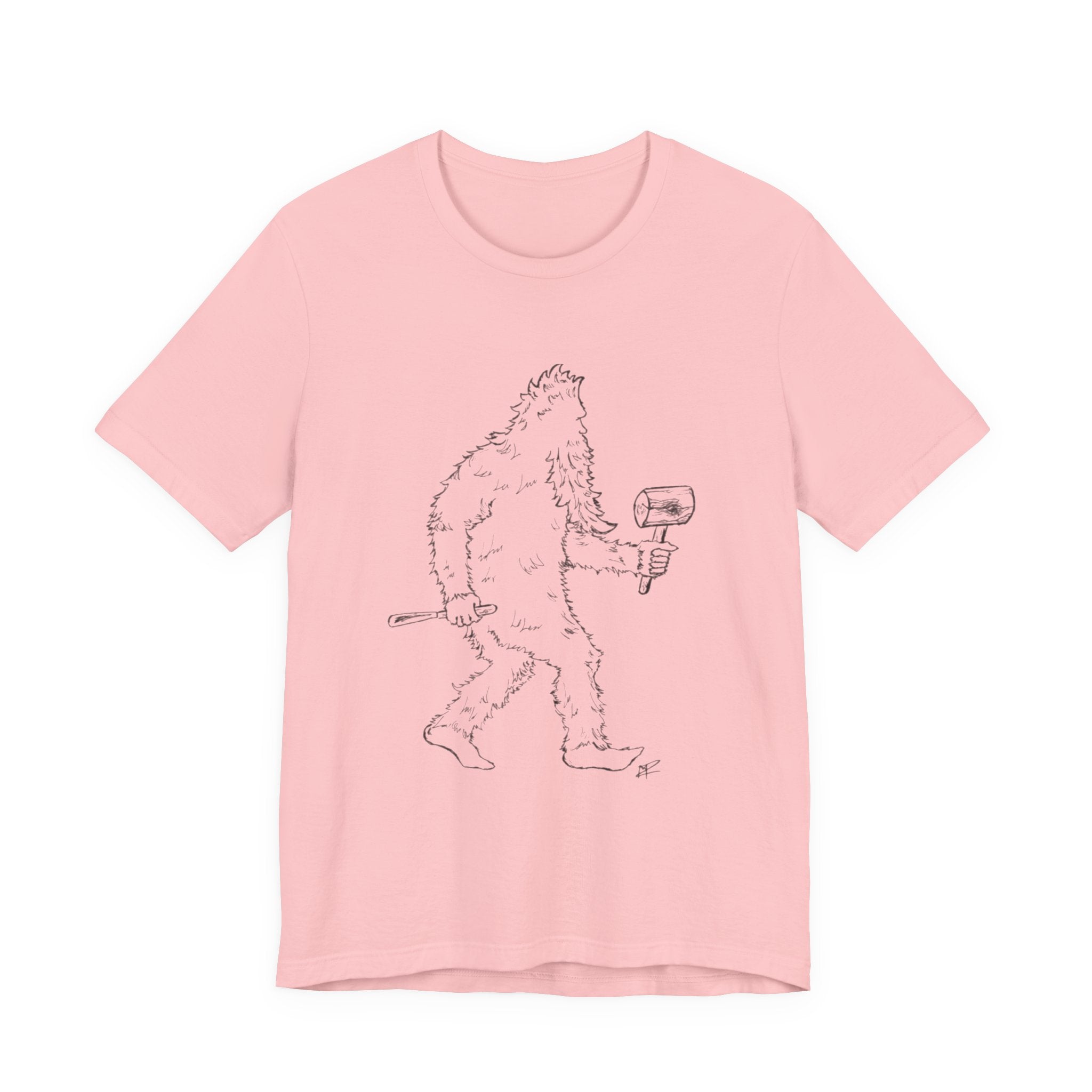 "Crafty Jack" - Holzgeschnitzter Bigfoot T-Shirt