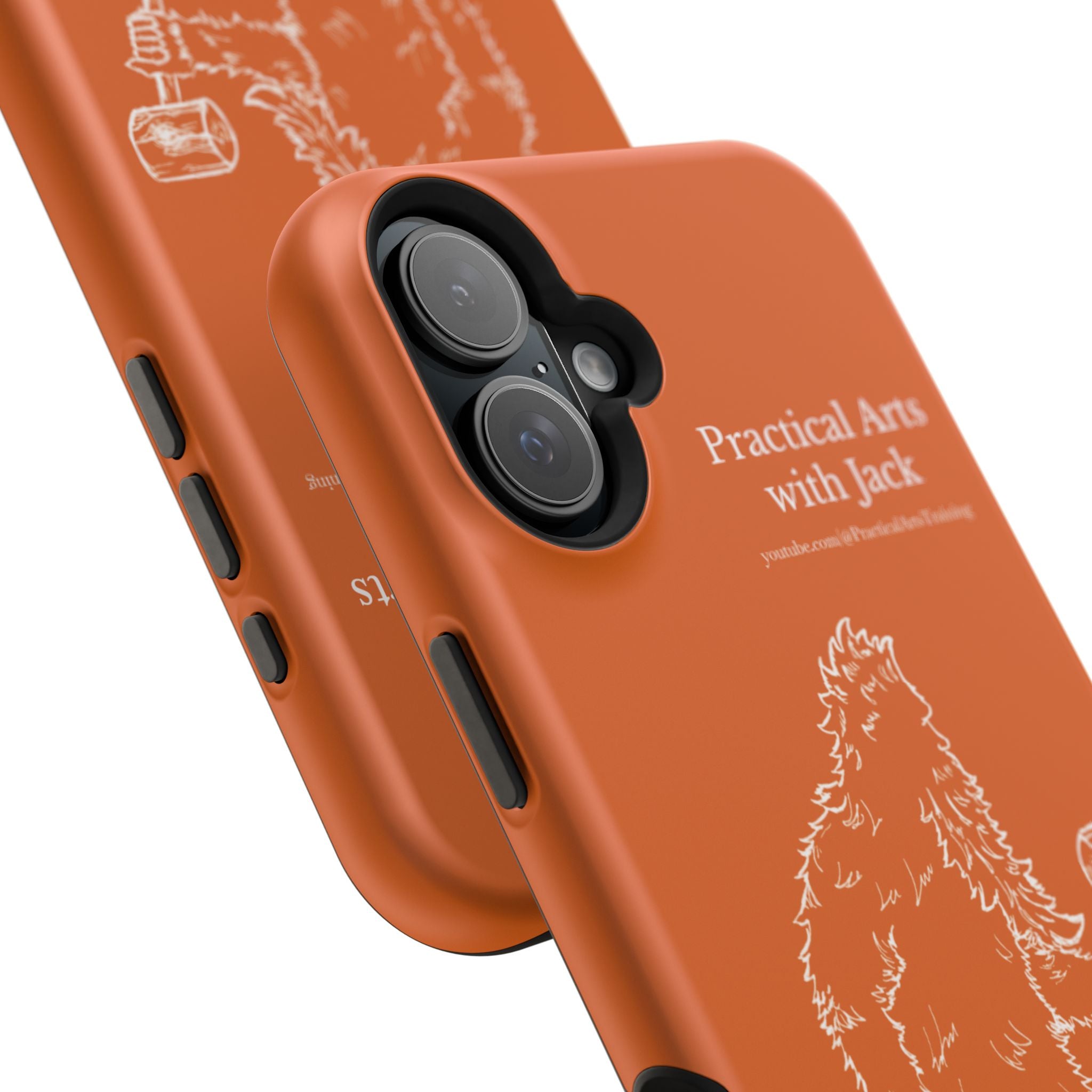 Crafty Jack's Impact-Resistant Phone Case (Rust)