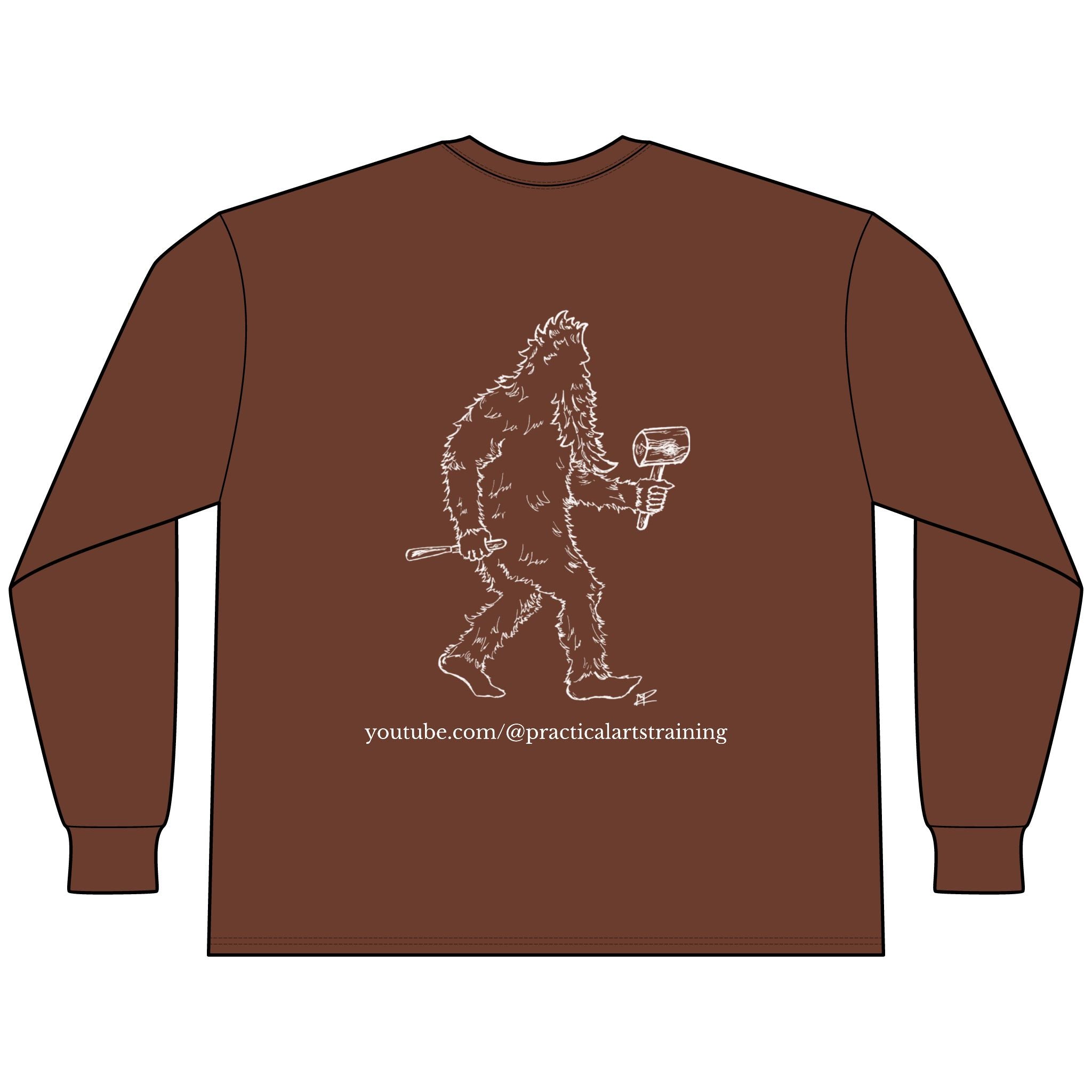 Langarmshirt „Crafty Jack“ Sasquatch — Shirt für praktische Künste