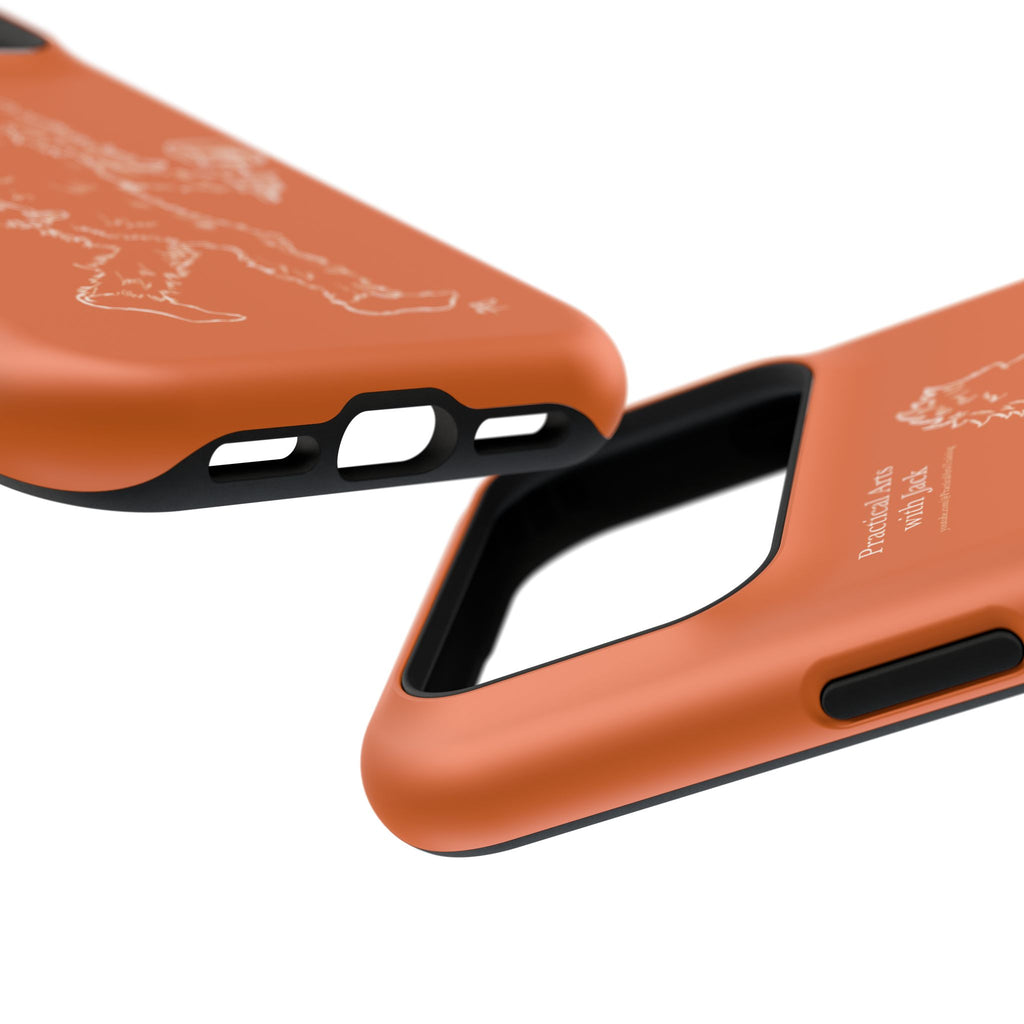 Crafty Jack's Impact-Resistant Phone Case (Rust)