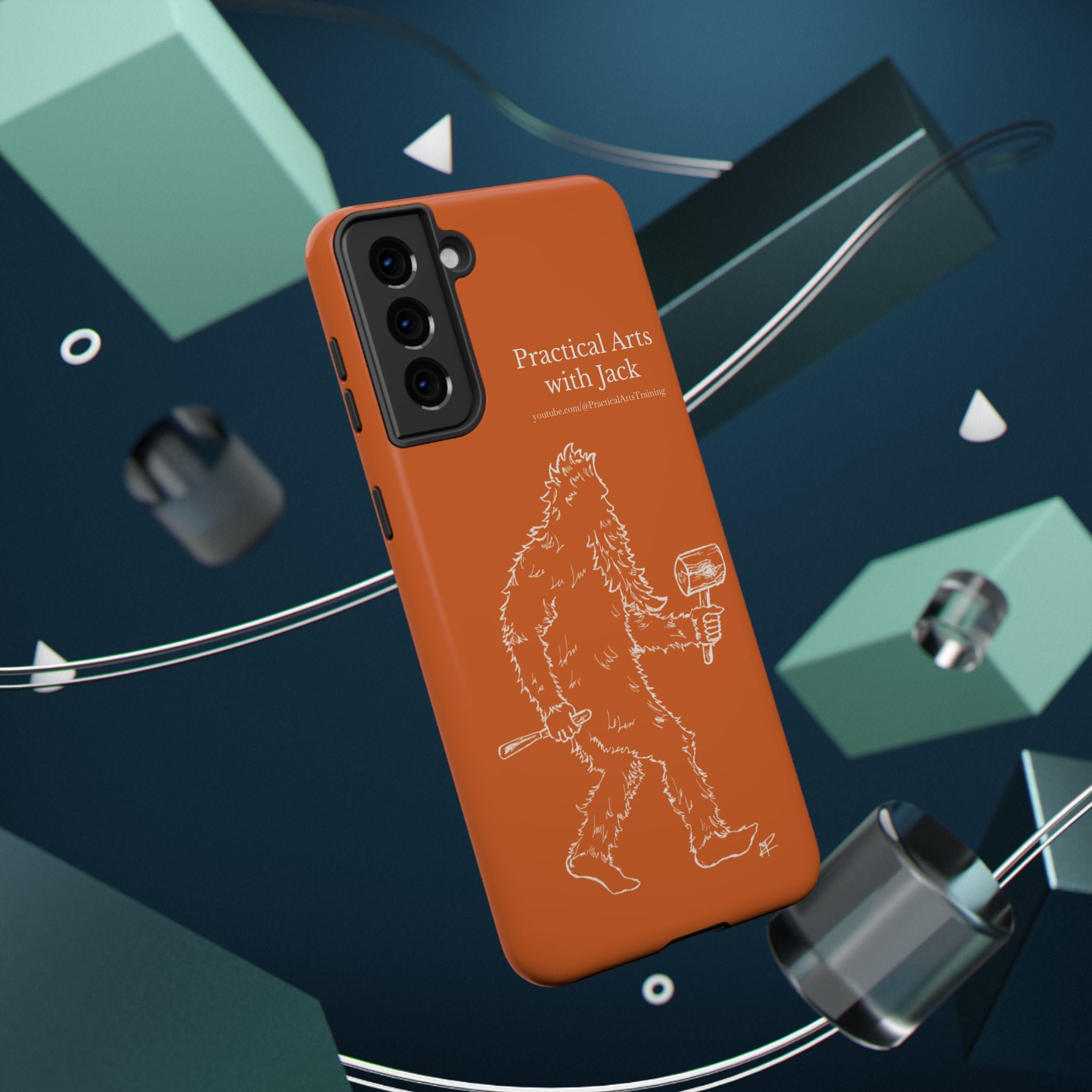 Crafty Jack's Impact-Resistant Phone Case (Rust)