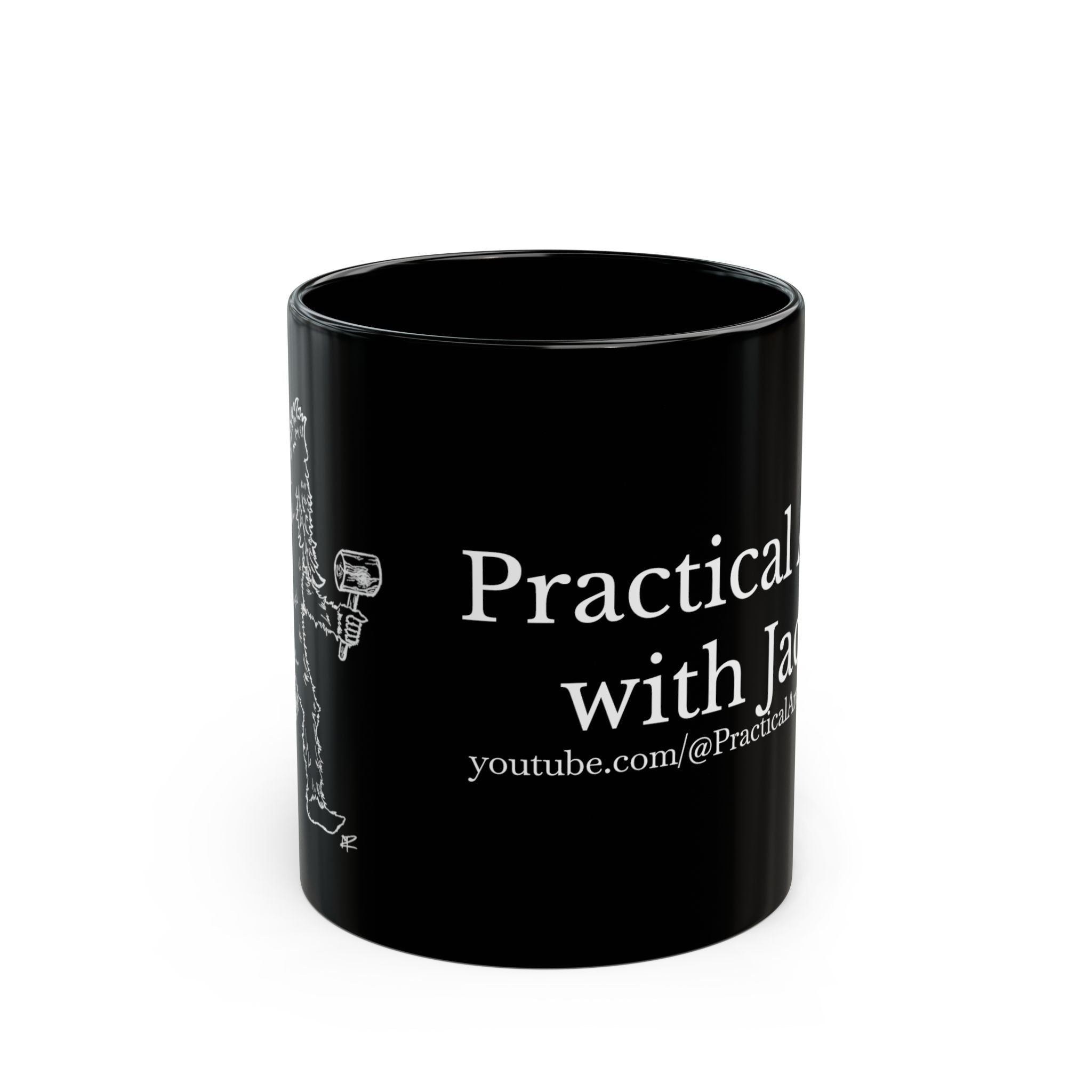 Schwarze Tasse (325 ml, 440 ml)