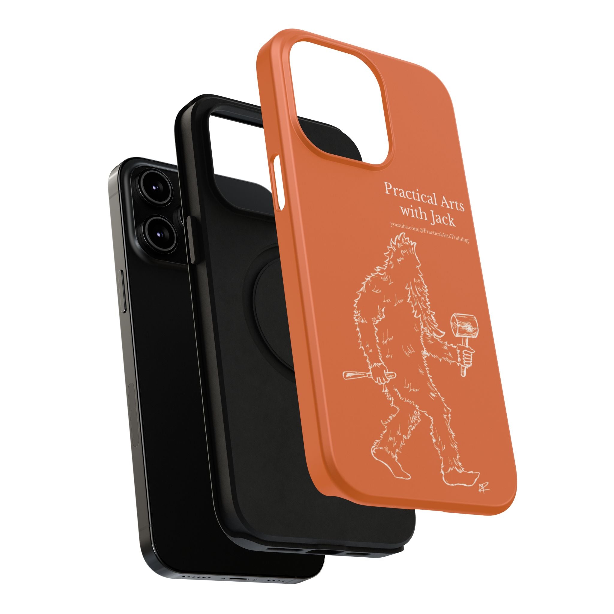 Crafty Jack's Impact-Resistant Phone Case (Rust)