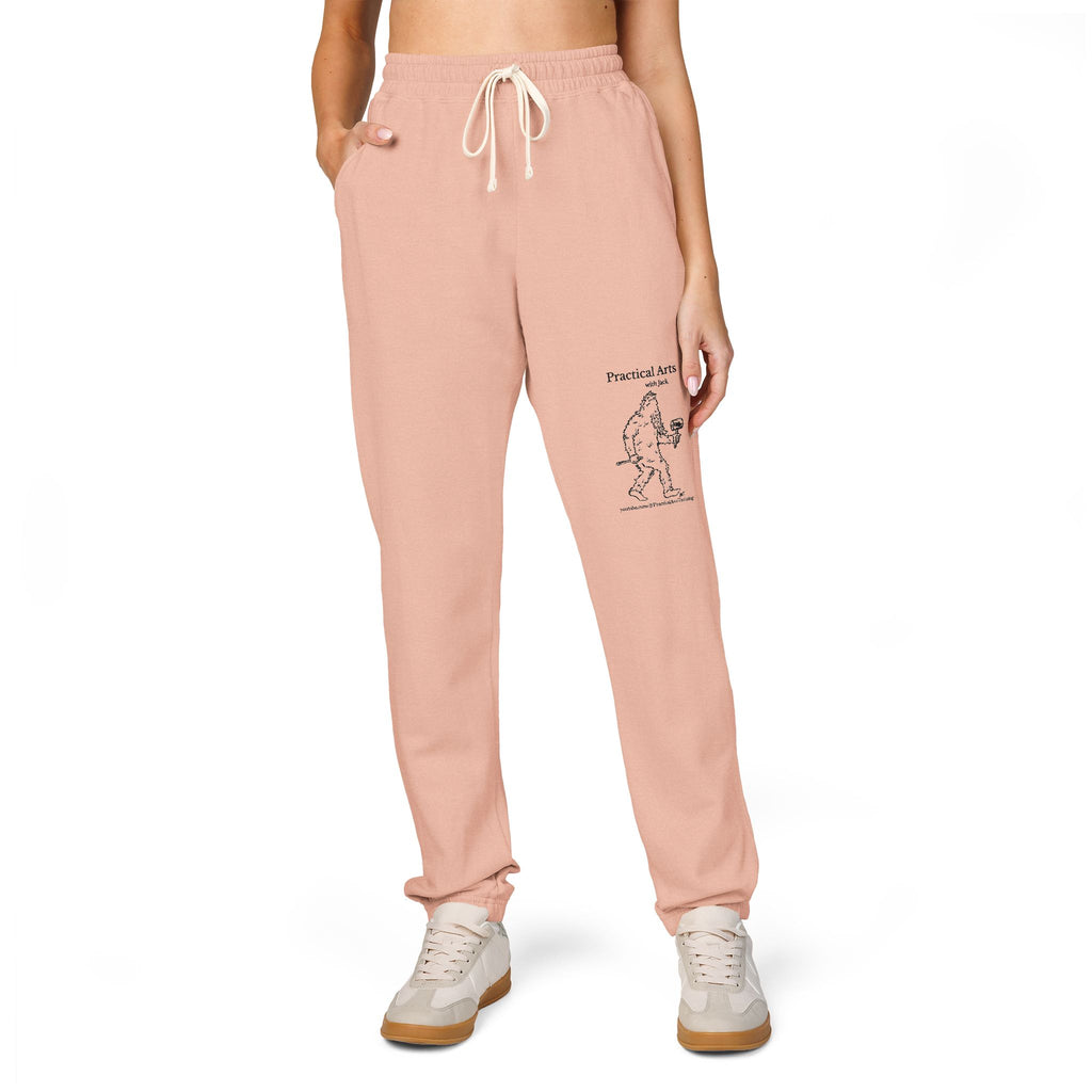 Crafty Jack the Sasquatch Woodcarver Sweatpants — Crafty Bigfoot Fleece Pants