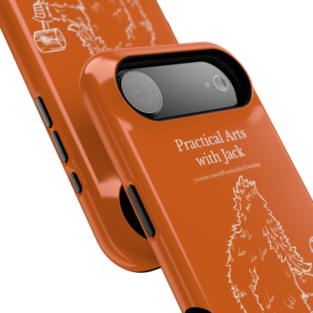 Crafty Jack's Impact-Resistant Phone Case (Rust)