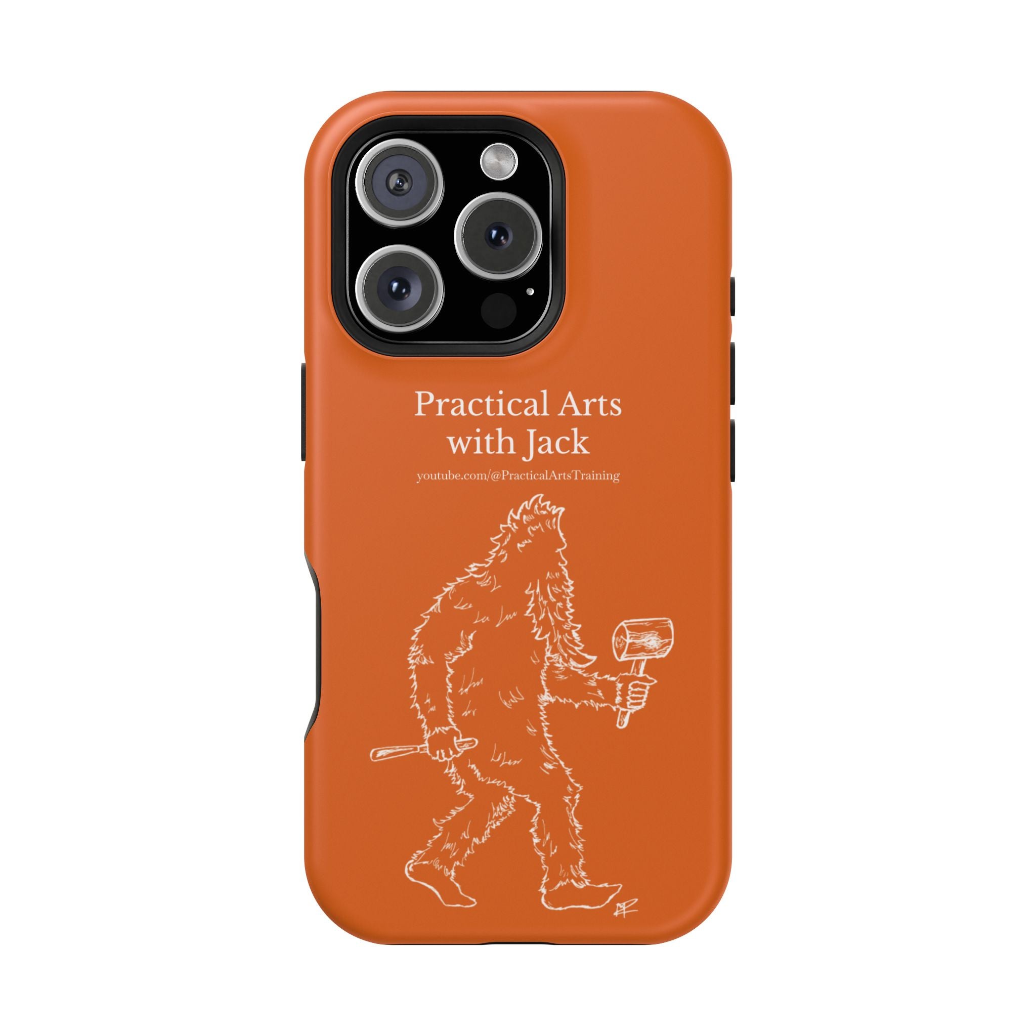 Crafty Jack's Impact-Resistant Phone Case (Rust)