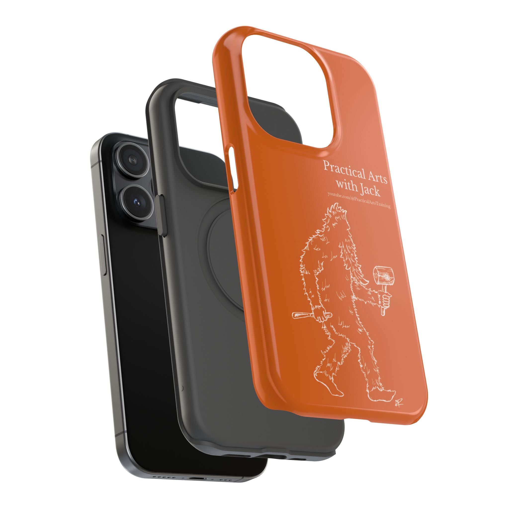Crafty Jack's Impact-Resistant Phone Case (Rust)