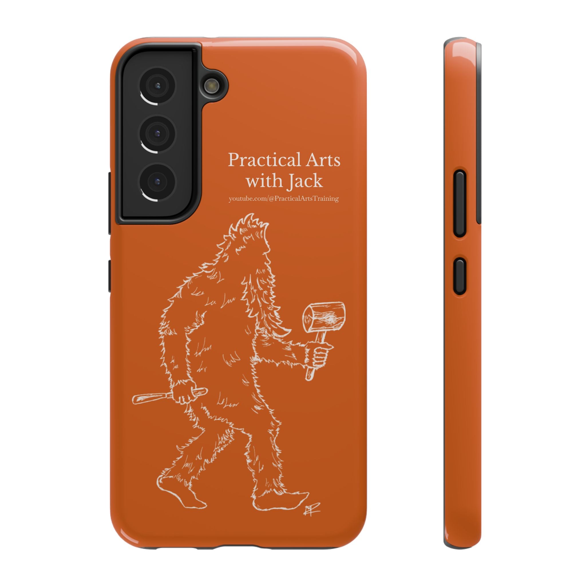 Crafty Jack's Impact-Resistant Phone Case (Rust)