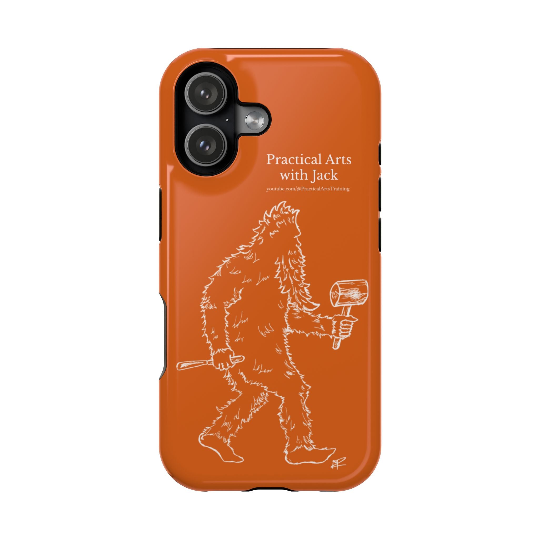 Crafty Jack's Impact-Resistant Phone Case (Rust)