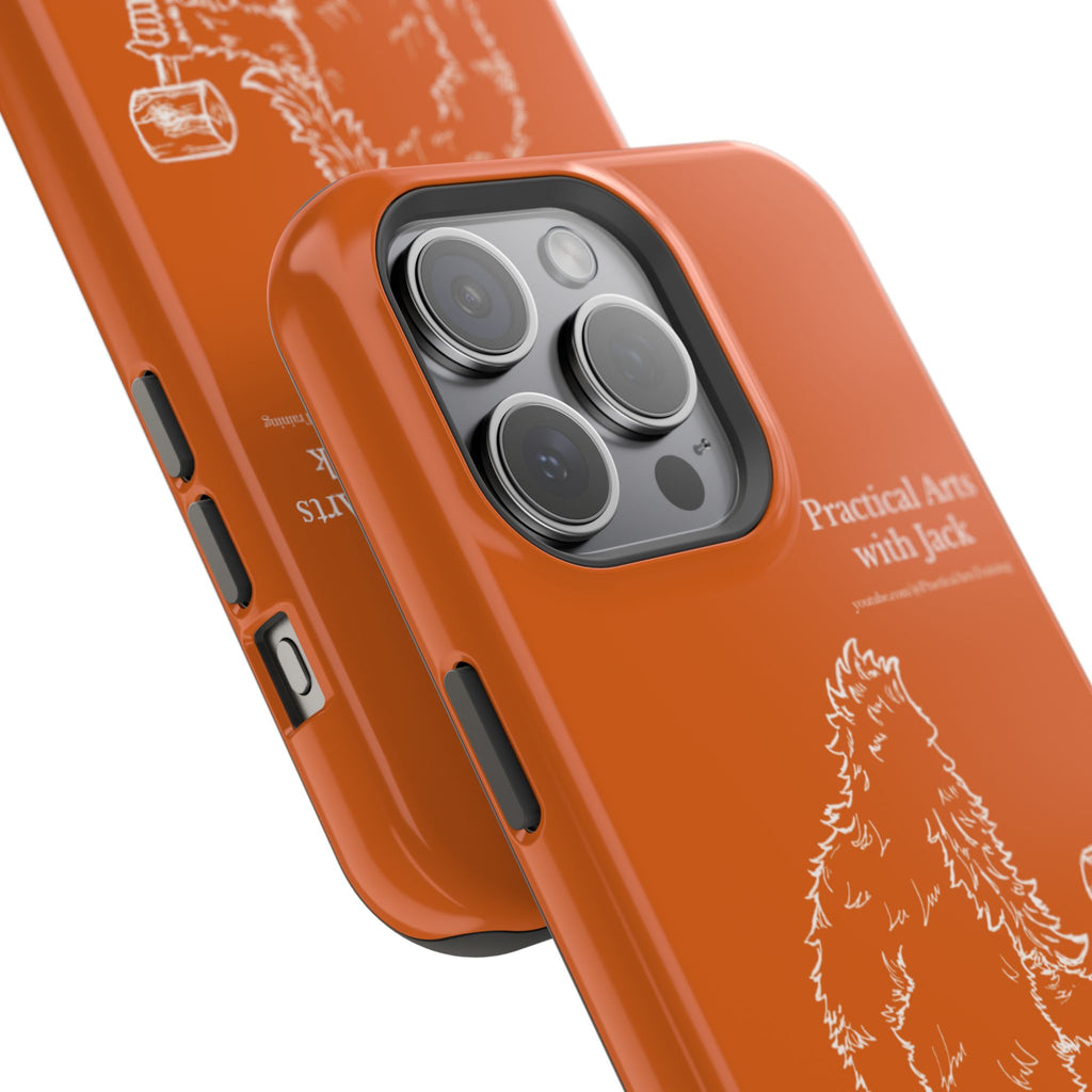 Crafty Jack's Impact-Resistant Phone Case (Rust)