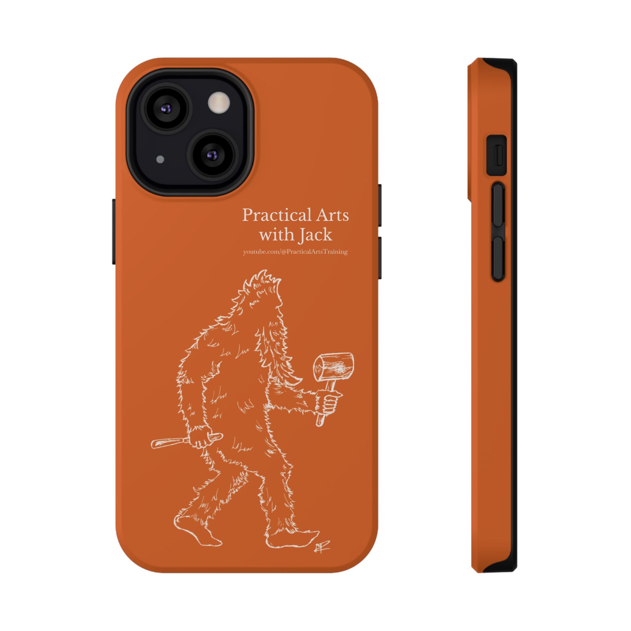 Crafty Jack's Impact-Resistant Phone Case (Rust)