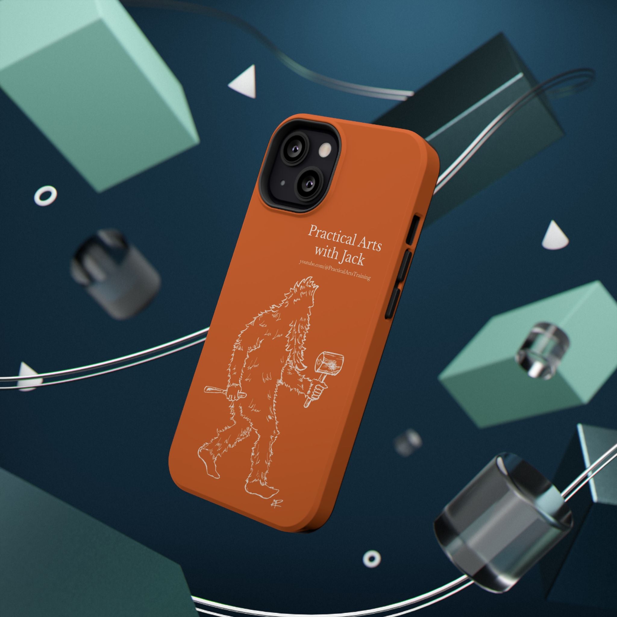 Crafty Jack's Impact-Resistant Phone Case (Rust)