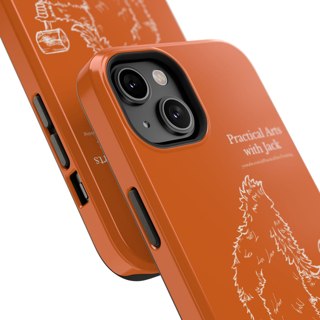 Crafty Jack's Impact-Resistant Phone Case (Rust)