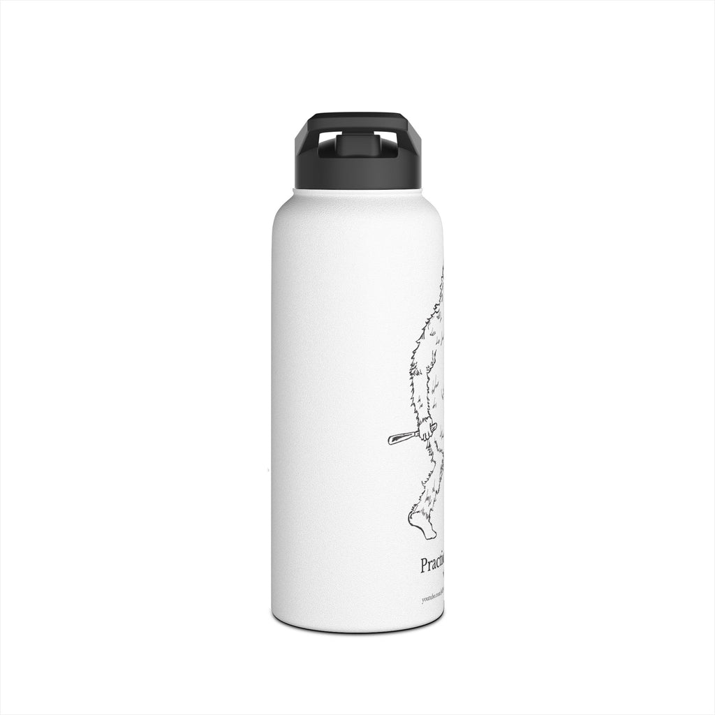 Crafty Jack Stainless Steel Water Bottle with Graphic "Crafty Jack Sasquatch" (12oz, 18oz, and 32oz)