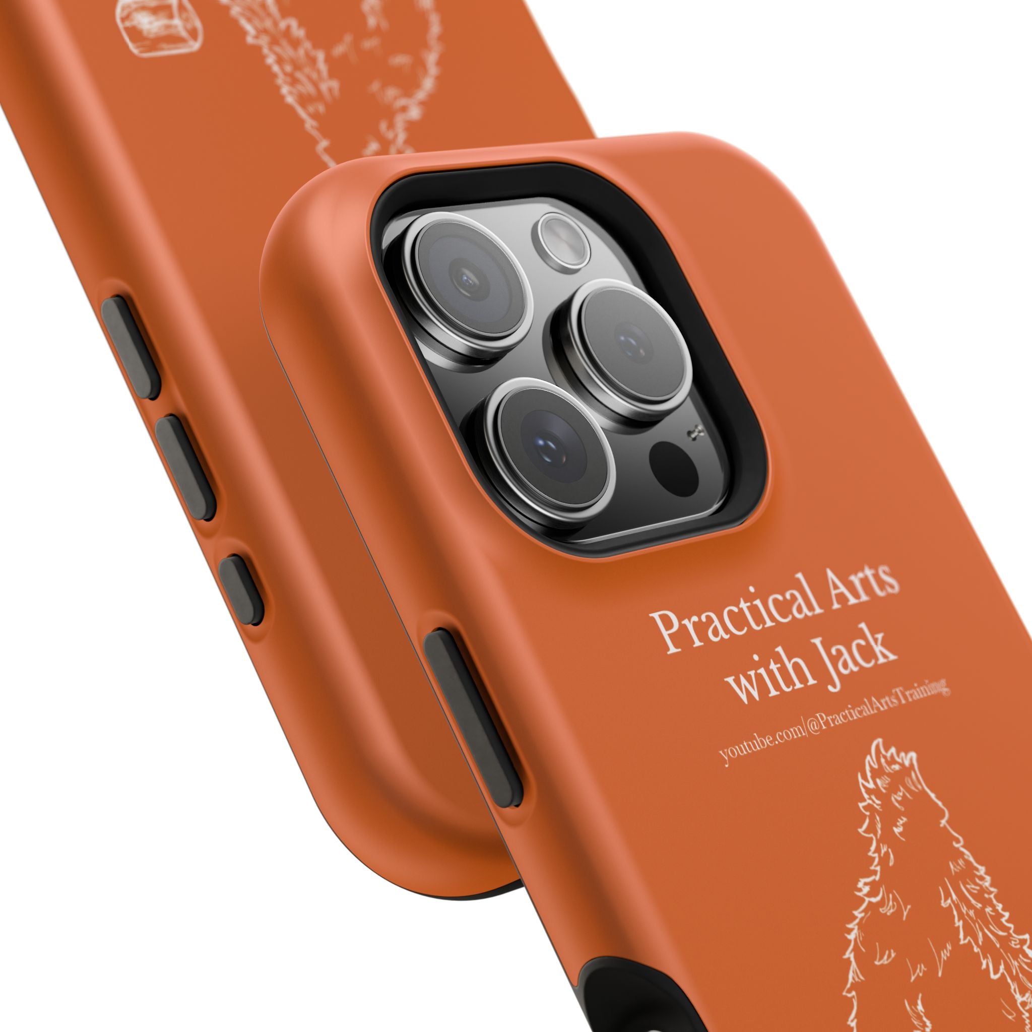 Crafty Jack's Impact-Resistant Phone Case (Rust)